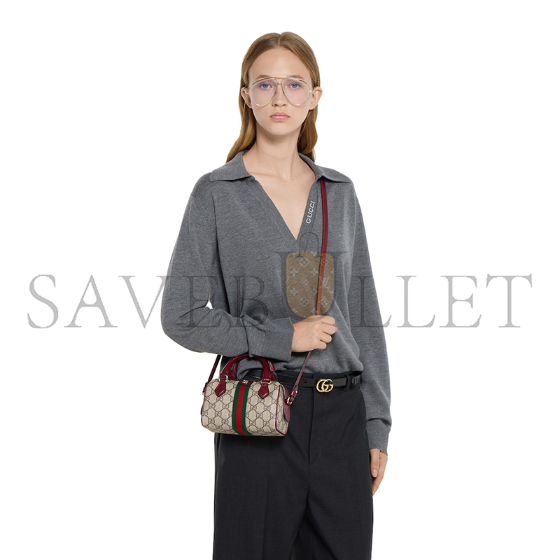 GUCCI OPHIDIA MINI BOSTON BAG 838478 (16*10*9cm)